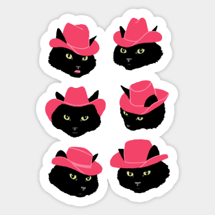 Marcy The Cowgirl Pattern Sticker